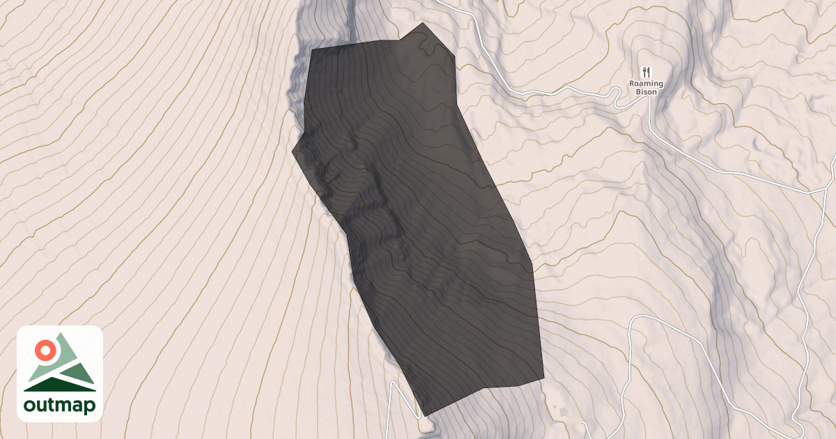 Map of Pioneer Bowl/Chutes