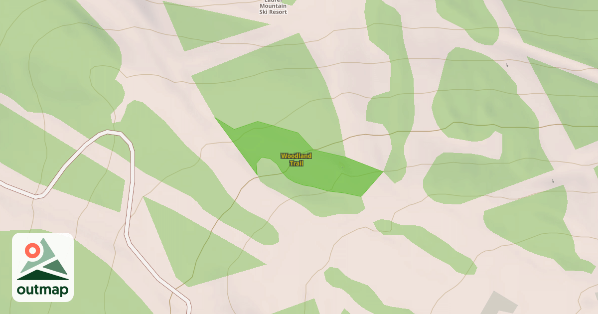 Map of Woodland Trail