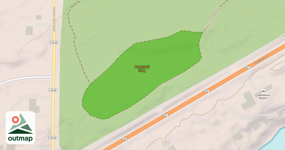 Map of Deertrack Loop