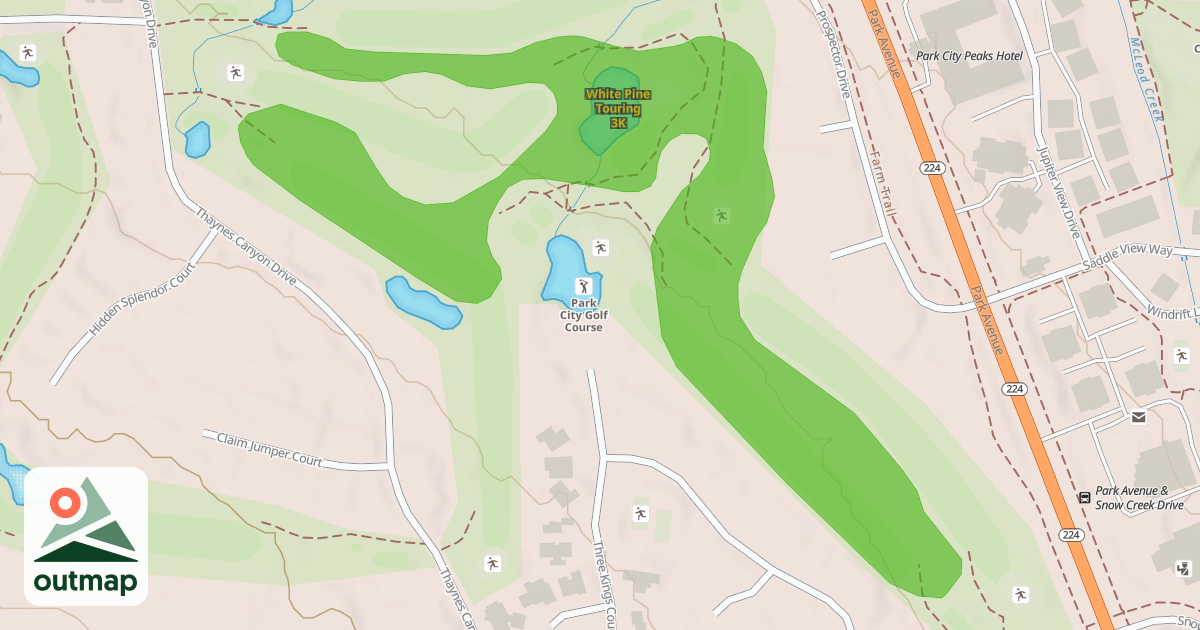 Map of White Pine Touring 3K
