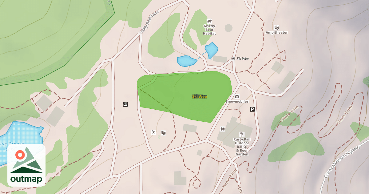 Map of Ski Wee