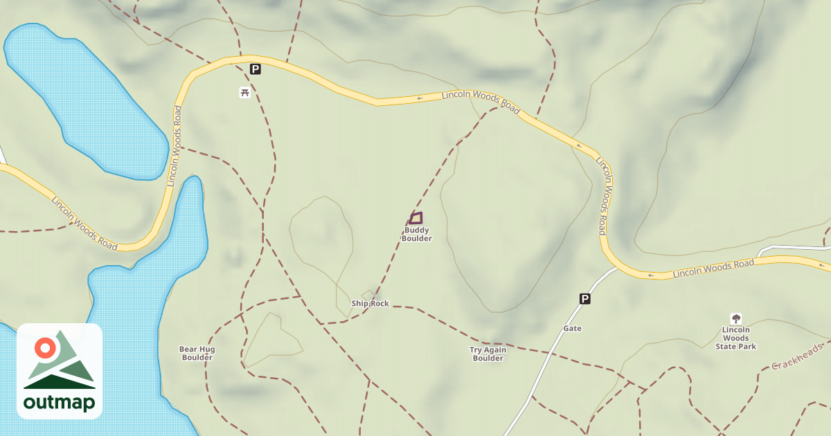 Map of Buddy Boulder