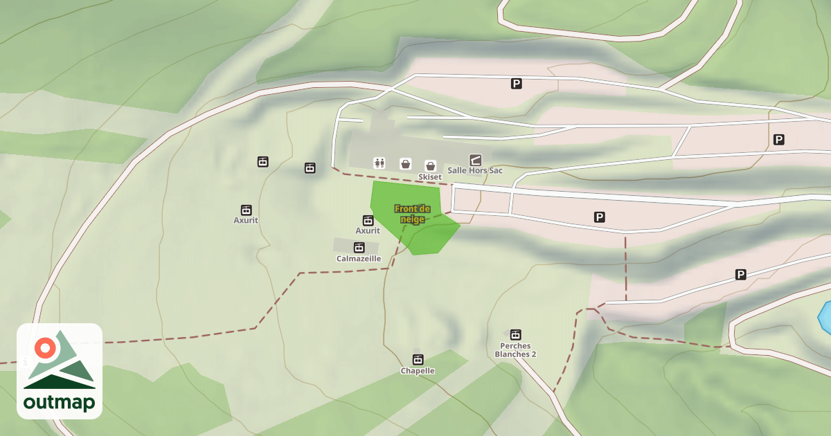 Map of Front de neige