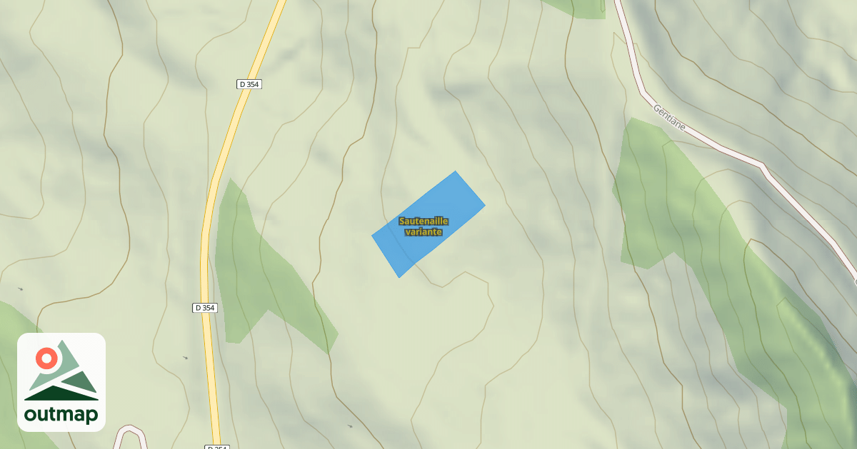 Map of Sautenaille variante