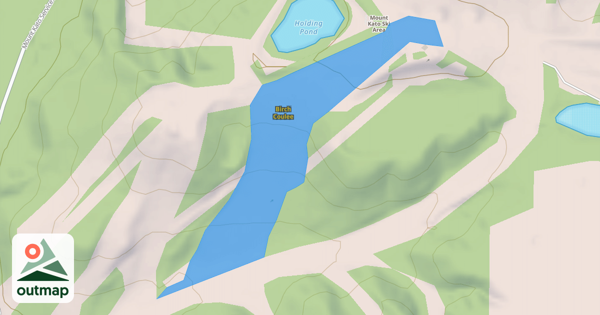 Map of Birch Coulee