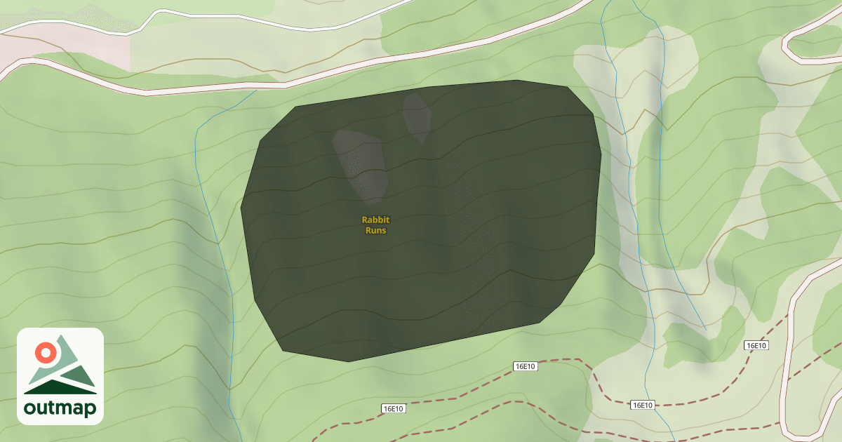 Map of Rabbit Runs