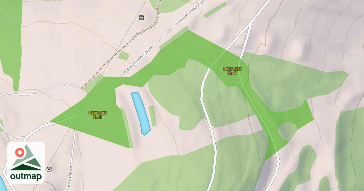 Map of Deer Pass Trail