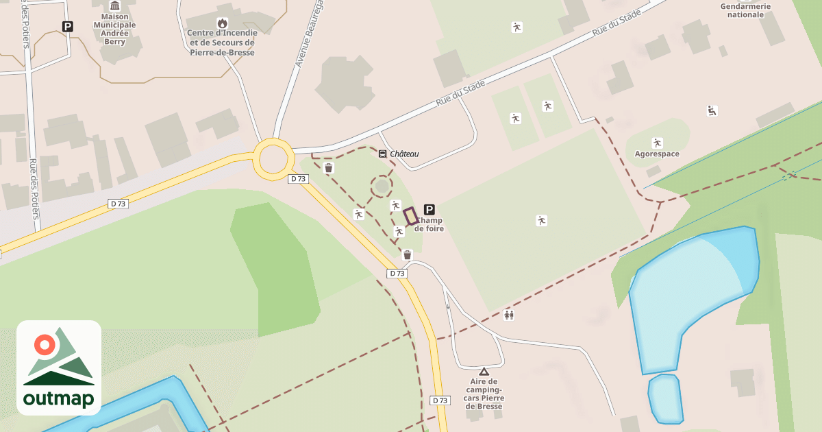 Map of Climbing Site