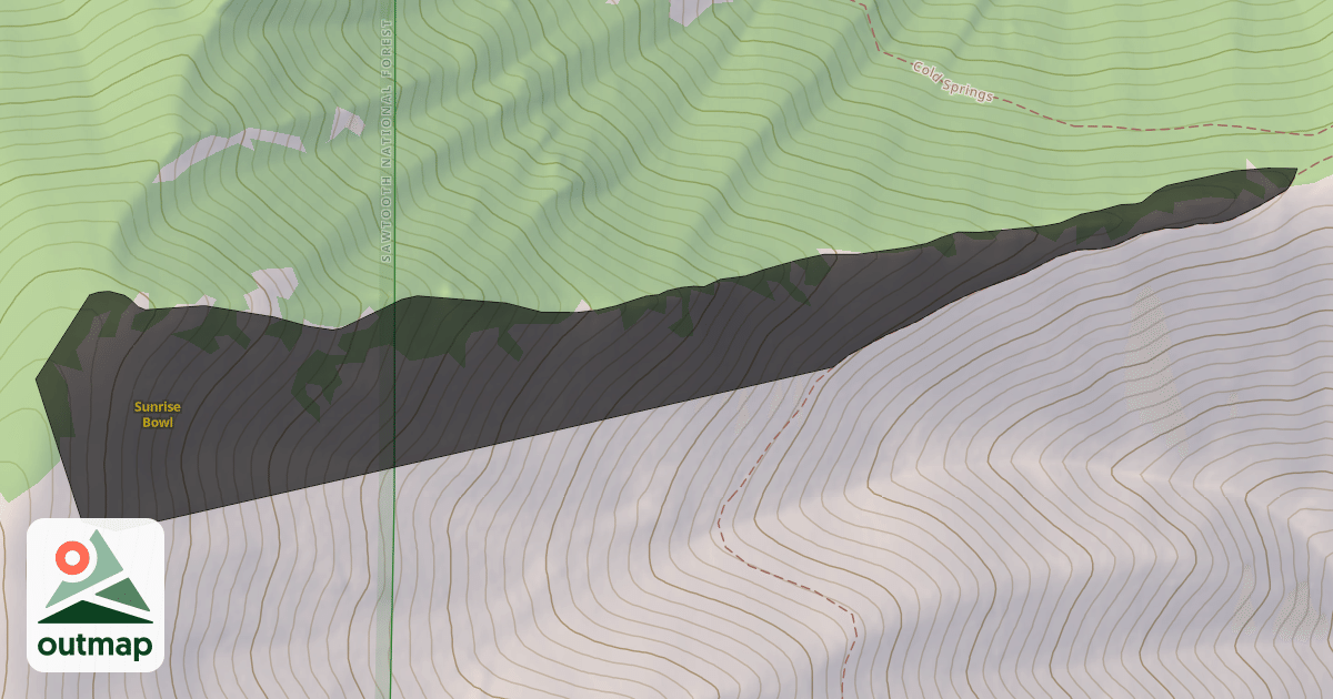Map of Sunrise Bowl