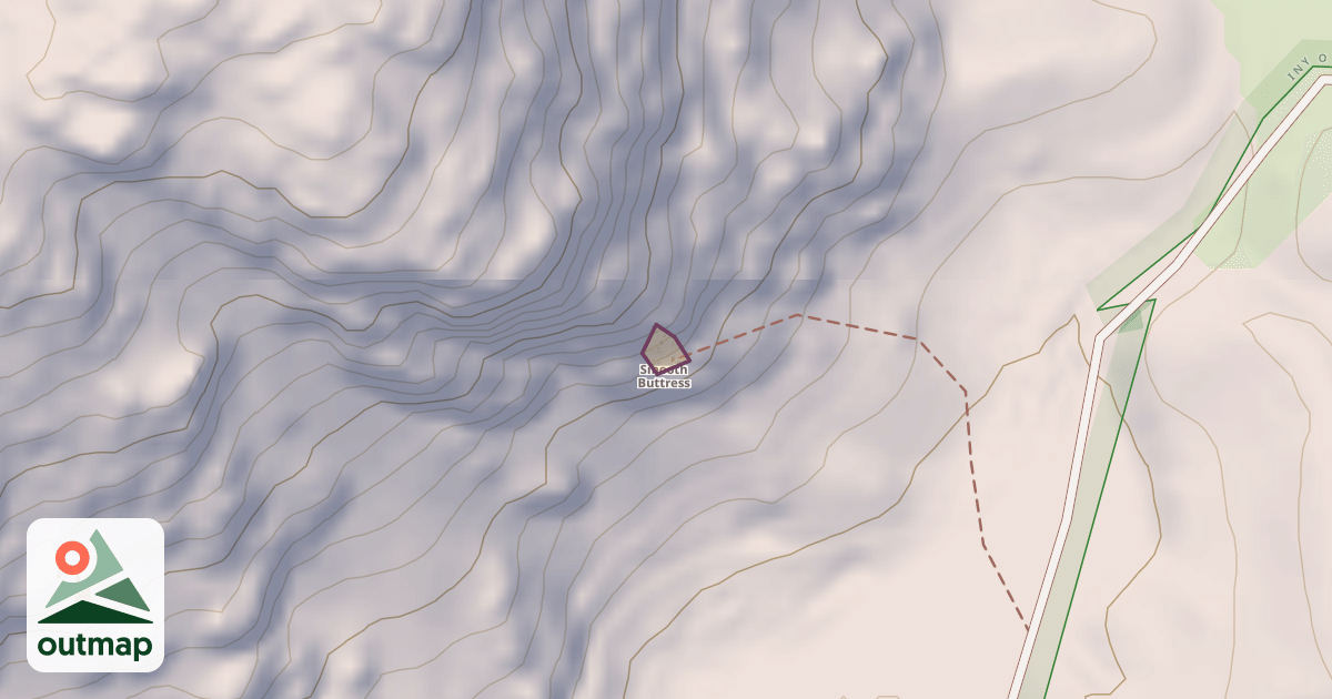 Map of Smooth Buttress