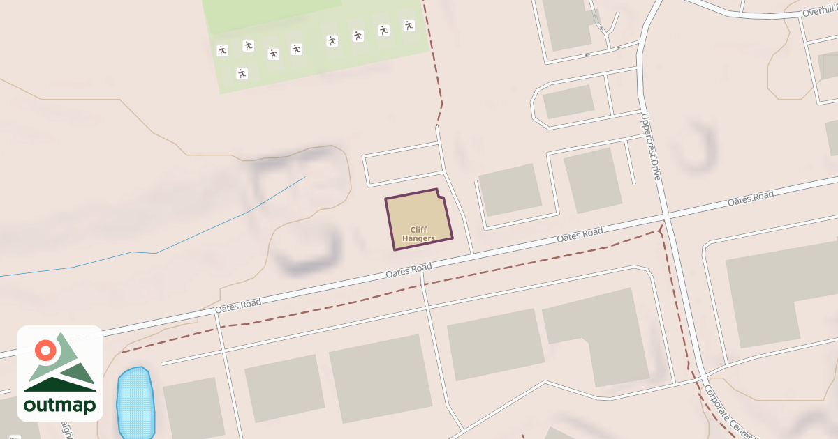 Map of Cliff Hangers