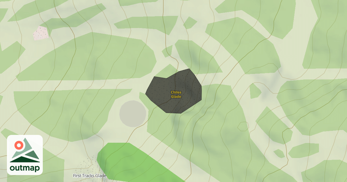 Map of Chiles Glade