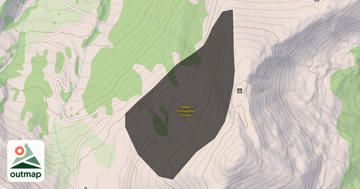 Map of Upper Enchanted Forest
