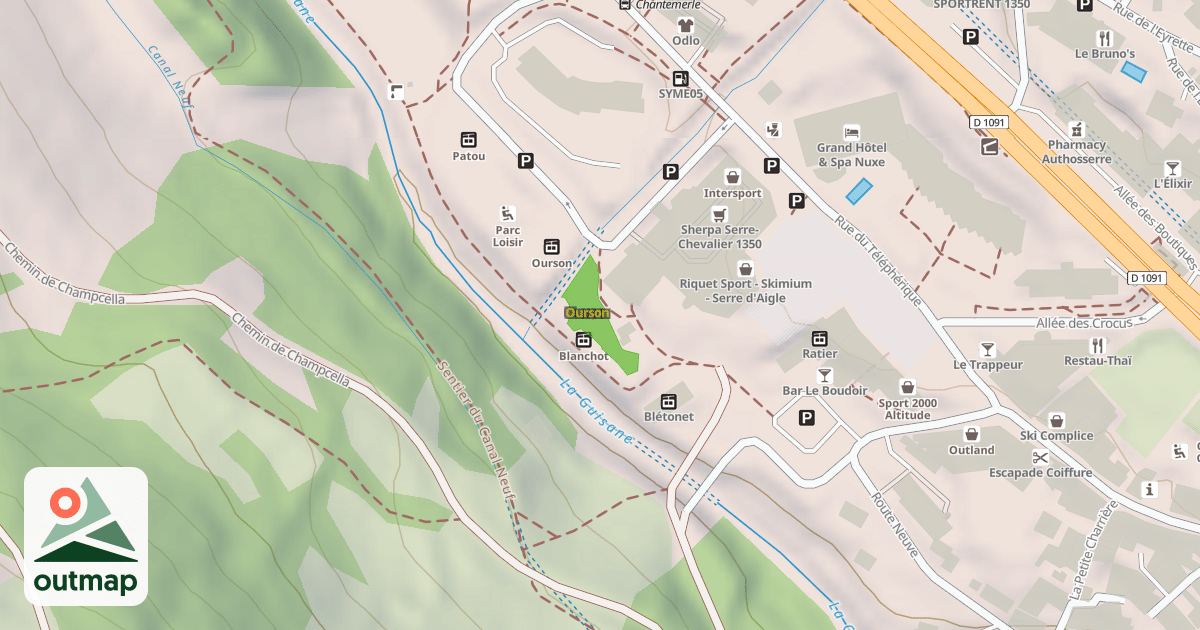 Map of Ourson