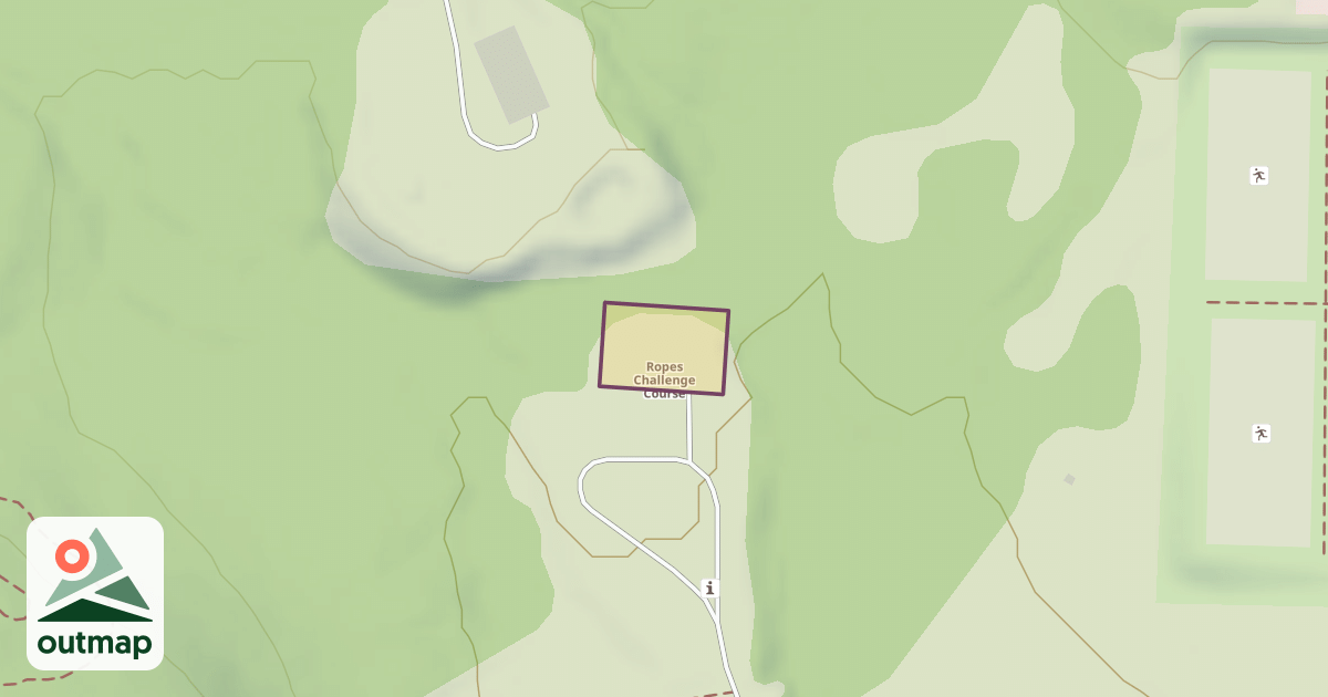 Map of Ropes Challenge Course