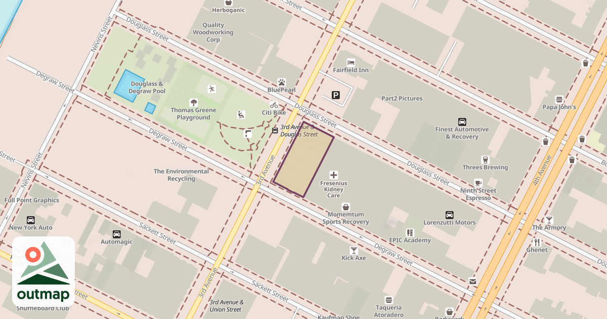 Map of Bouldering Project