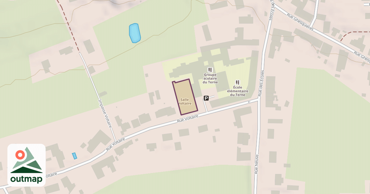 Map of Salle Voltaire