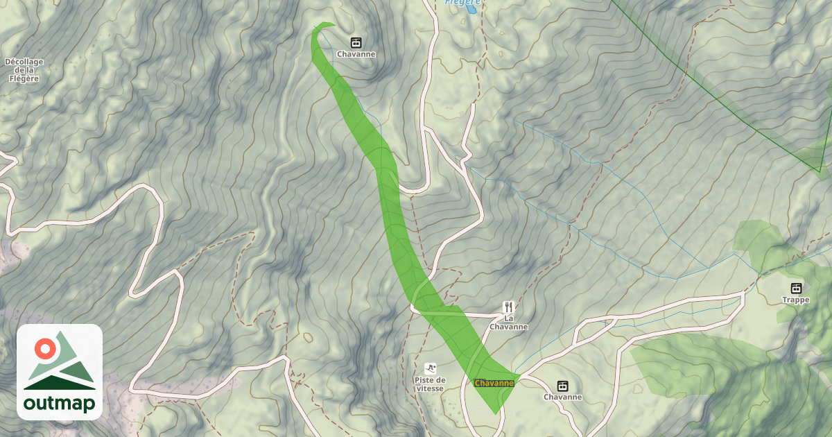 Map of Chavanne