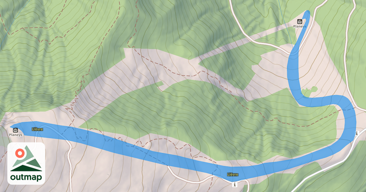 Map of Lièvre