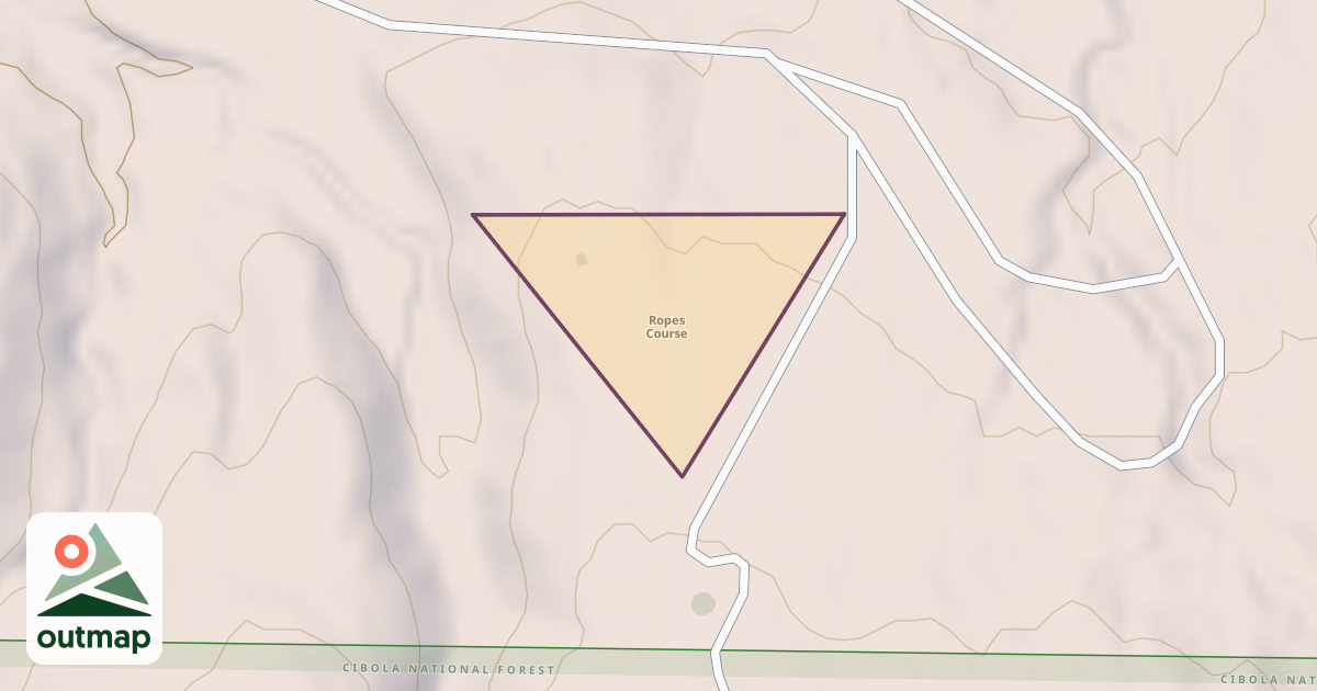Map of Ropes Course