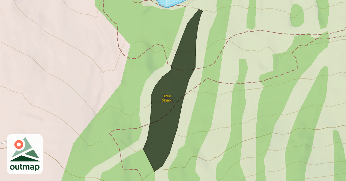Map of Tree Skiing