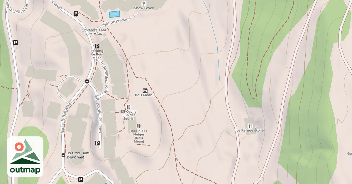 Map of Espace initiation