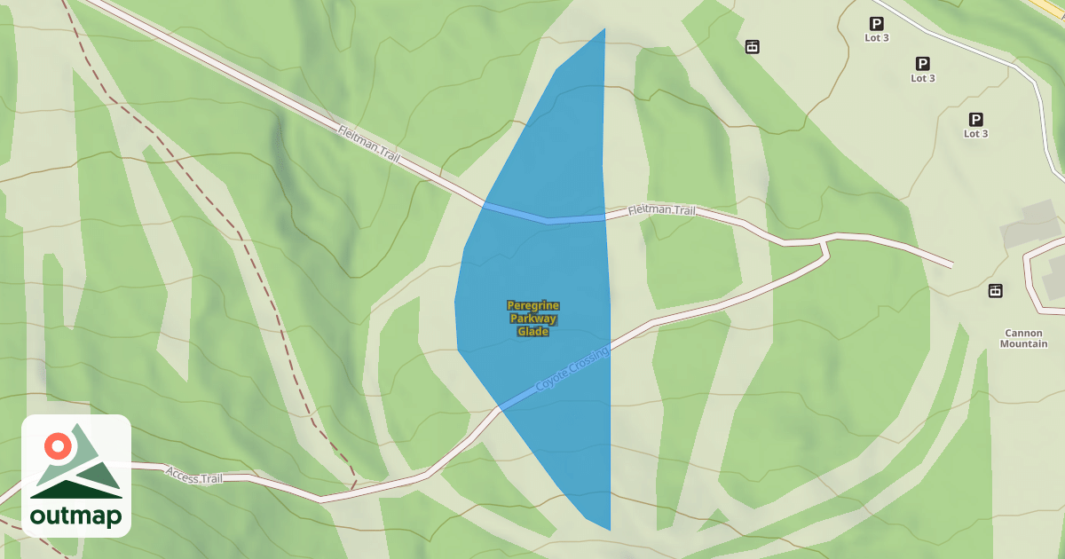 Map of Peregrine Parkway Glade