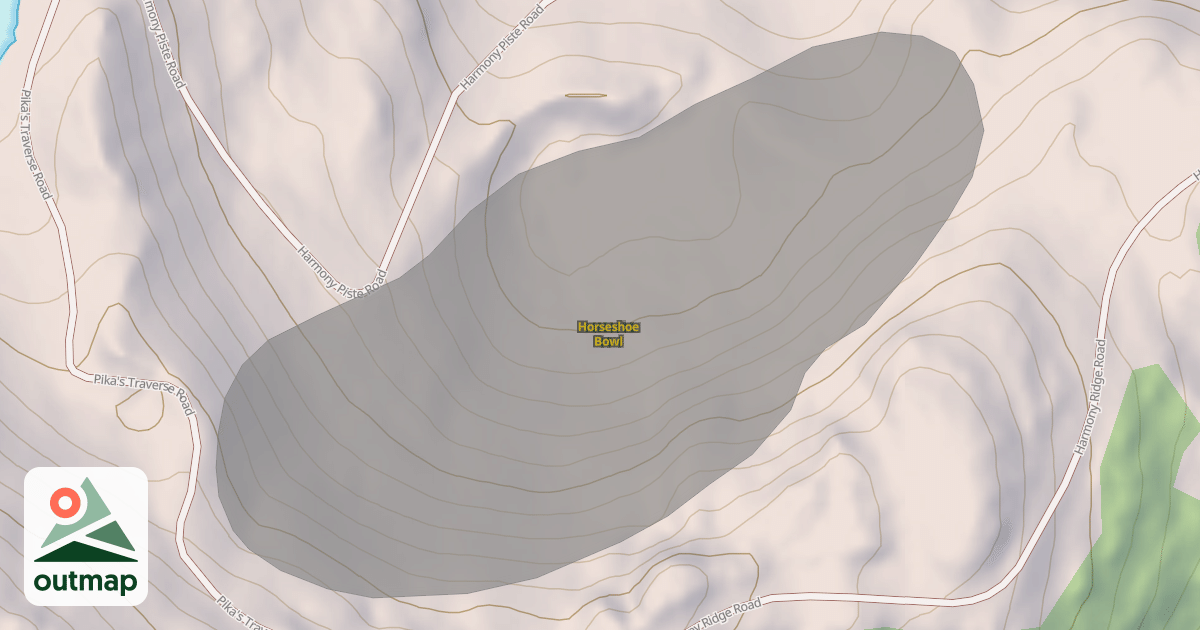 Map of Horseshoe Bowl