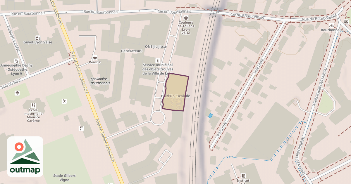 Map of Hold'Up Escalade