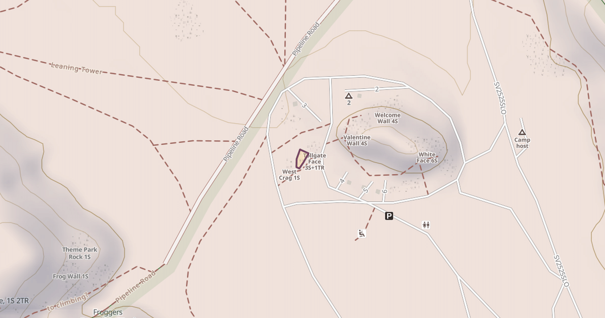 Map preview of Intersection Rocks 4S