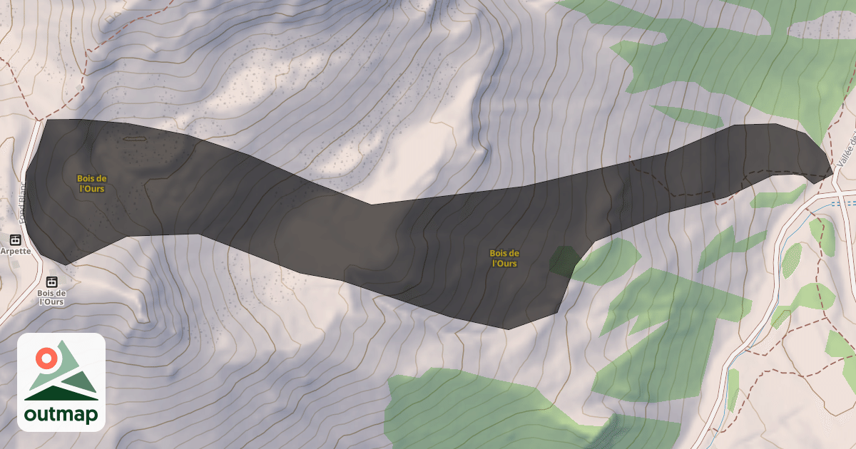 Map of Bois de l'Ours