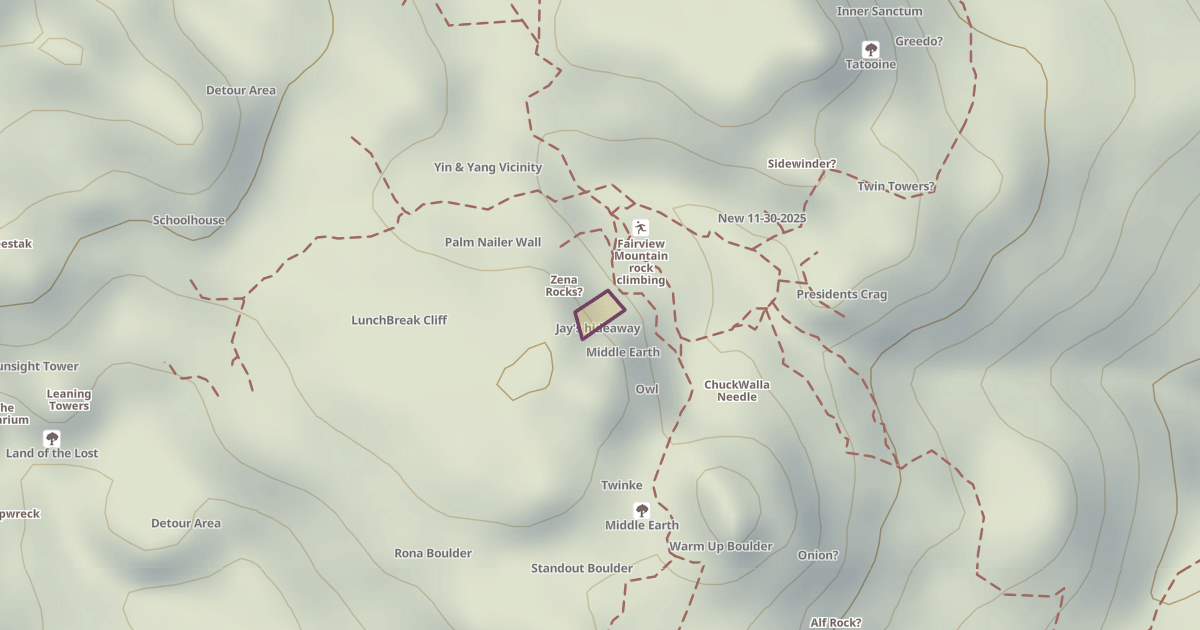 Map preview of Jay's hideaway