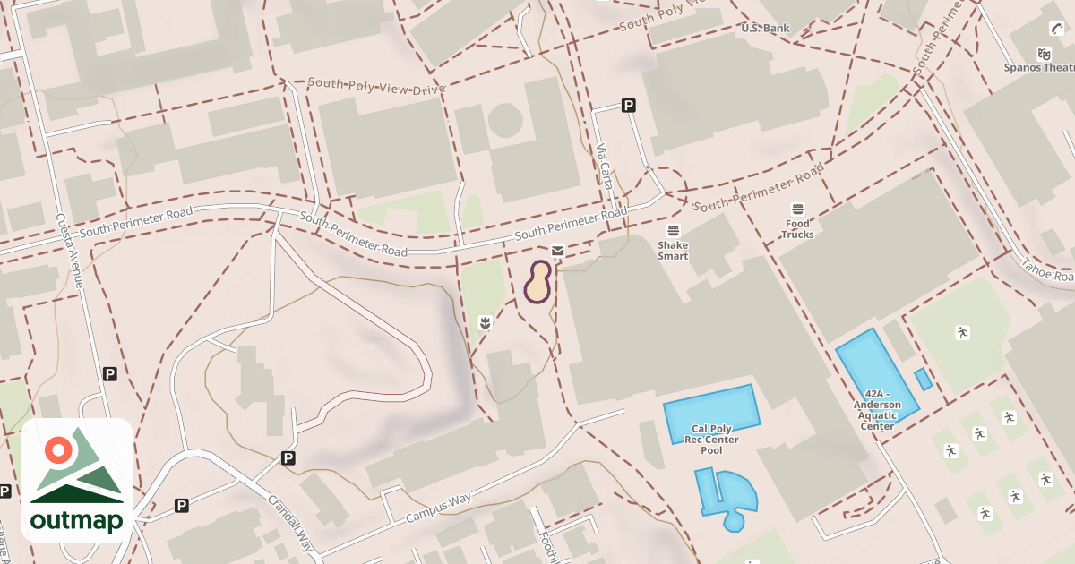 Map of Climbing Wall