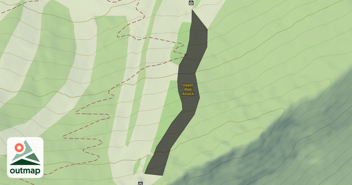 Map of Upper Mak Attack