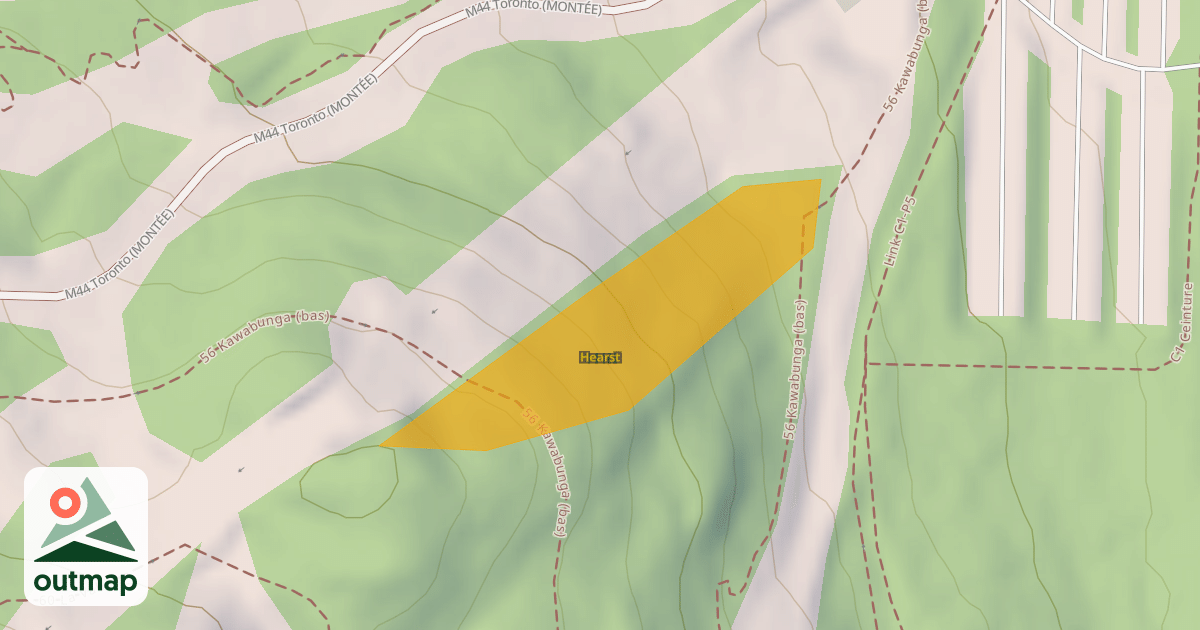 Map of Hearst