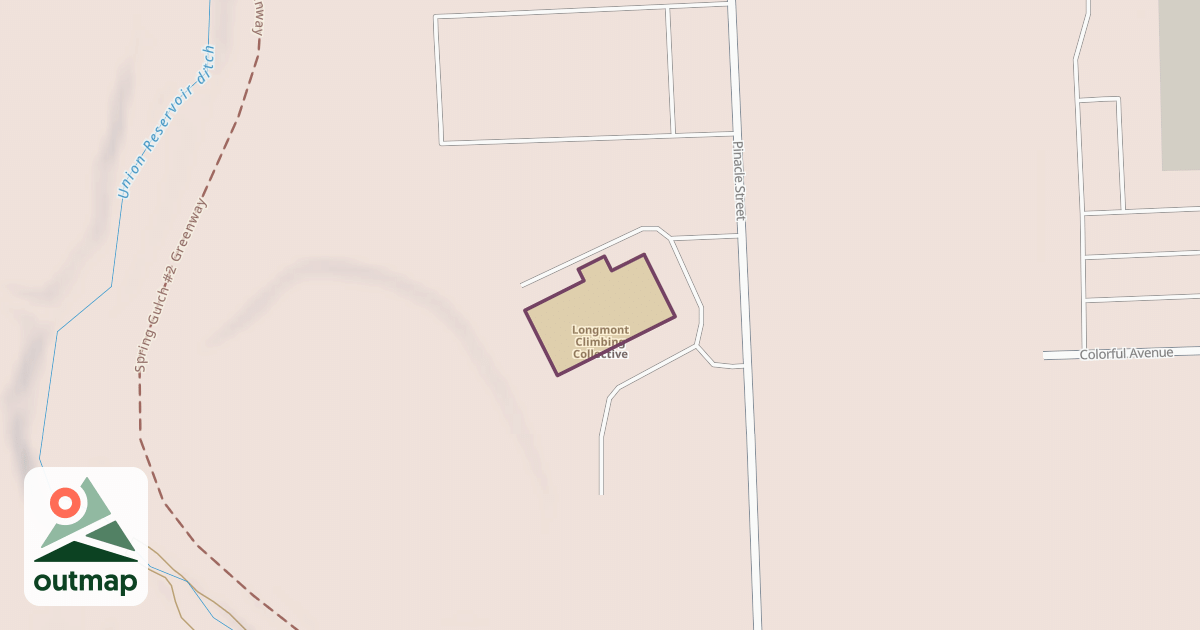 Map of Longmont Climbing Collective