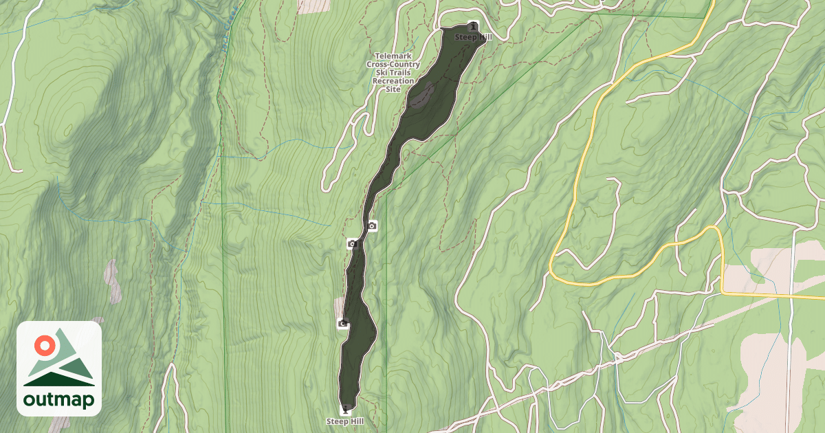 Map of Panorama Ridge