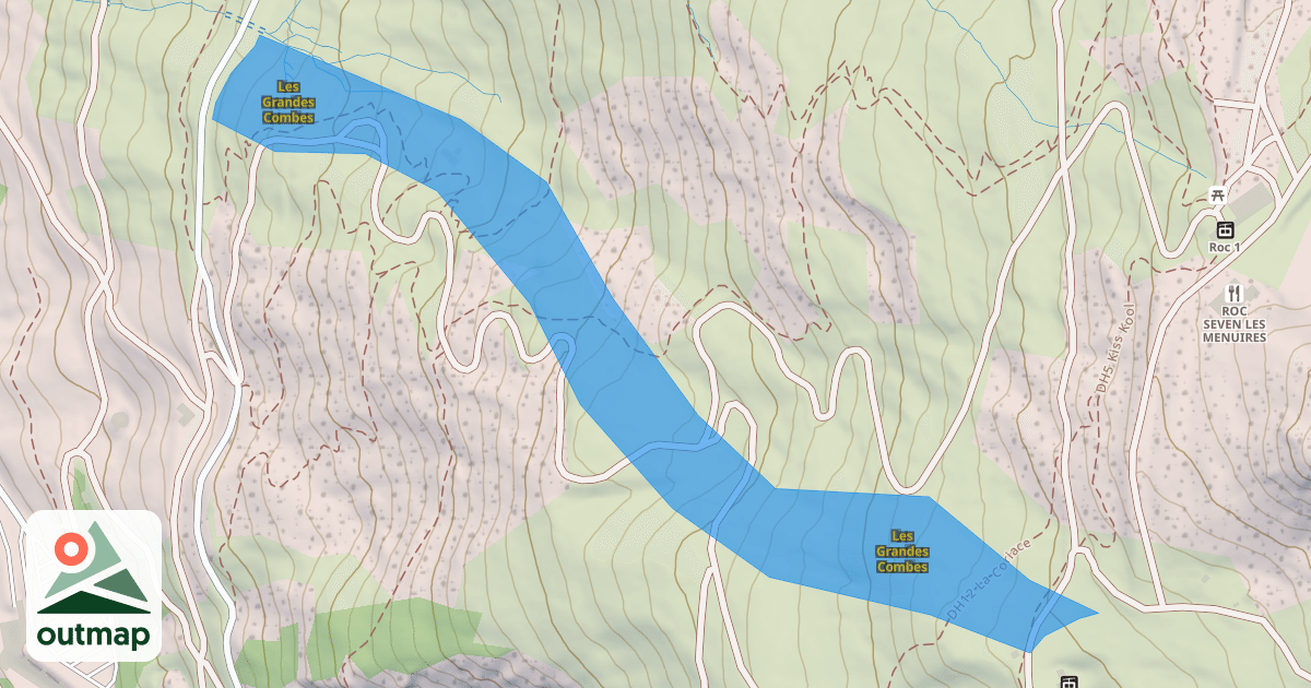 Map of Les Grandes Combes