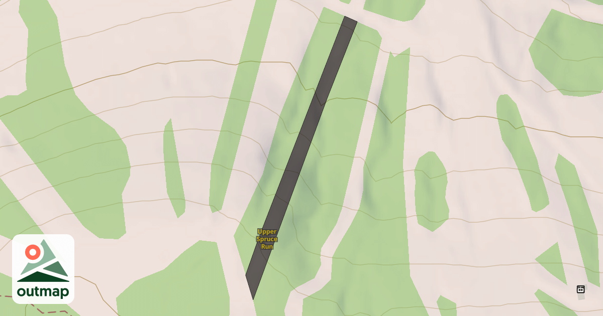 Map of Upper Spruce Run