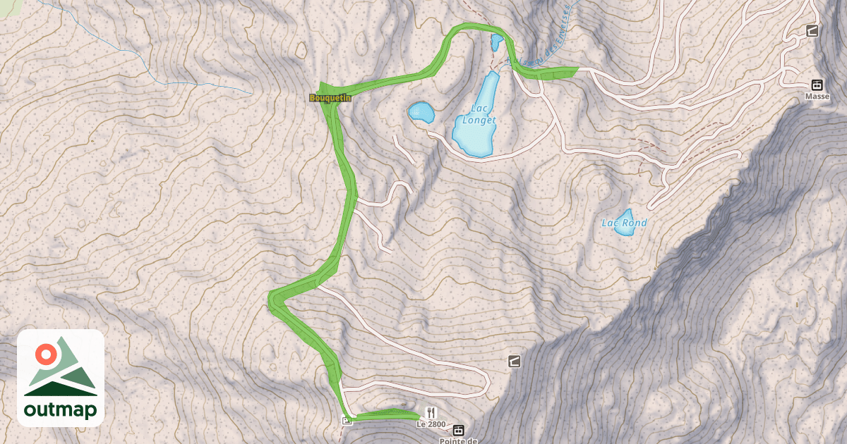 Map of Bouquetin