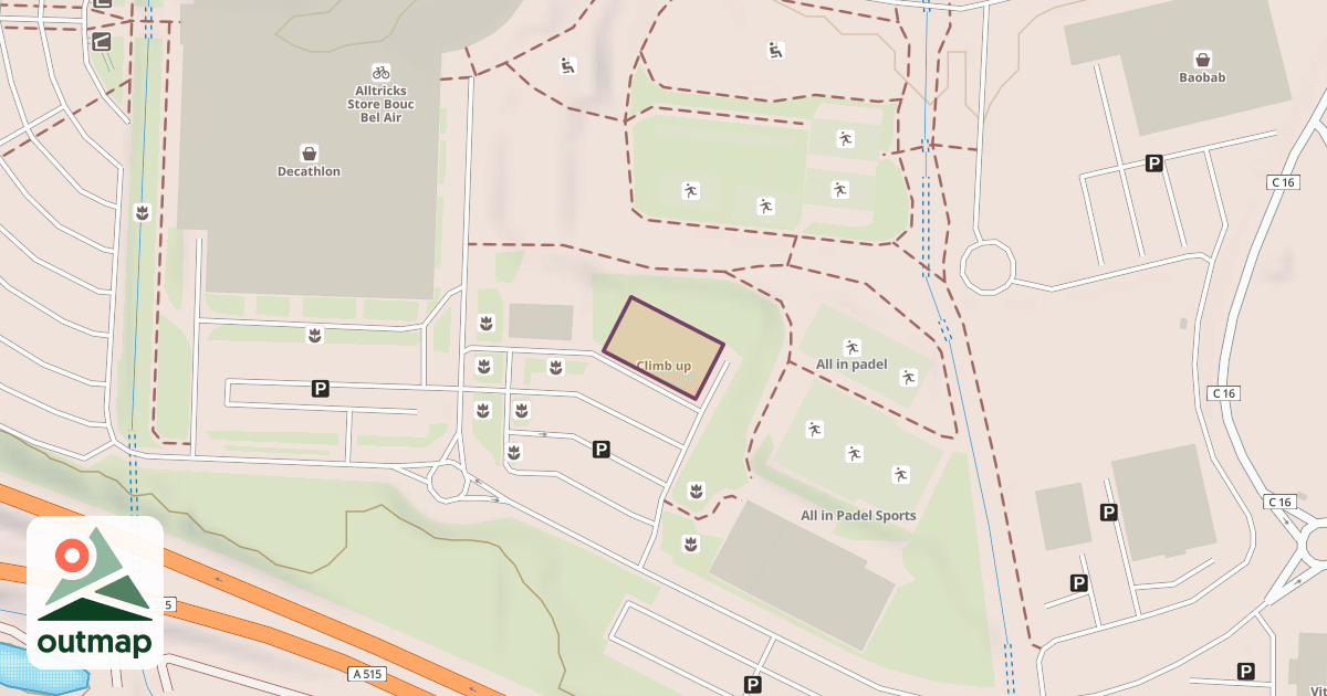 Map of Climb up