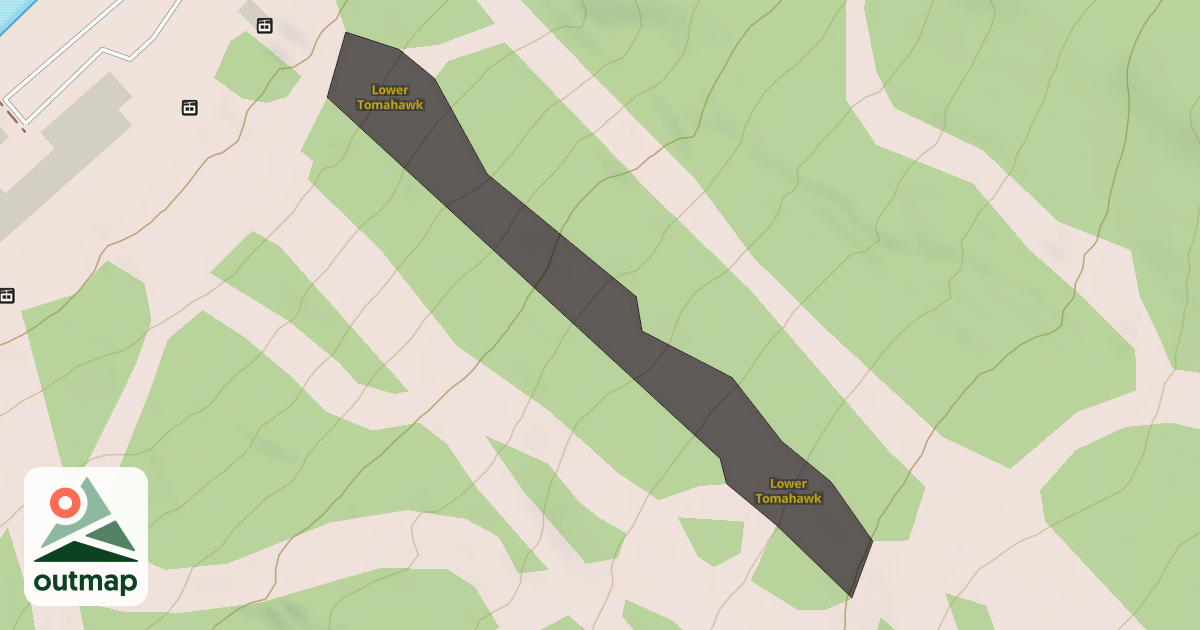 Map of Lower Tomahawk