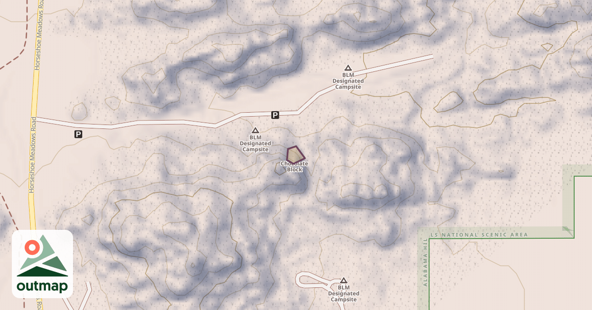 Map of Chocolate Block