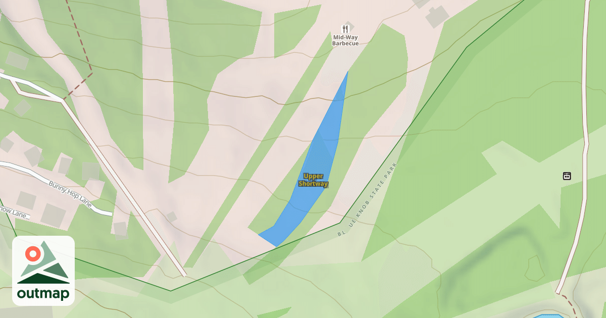 Map of Upper Shortway