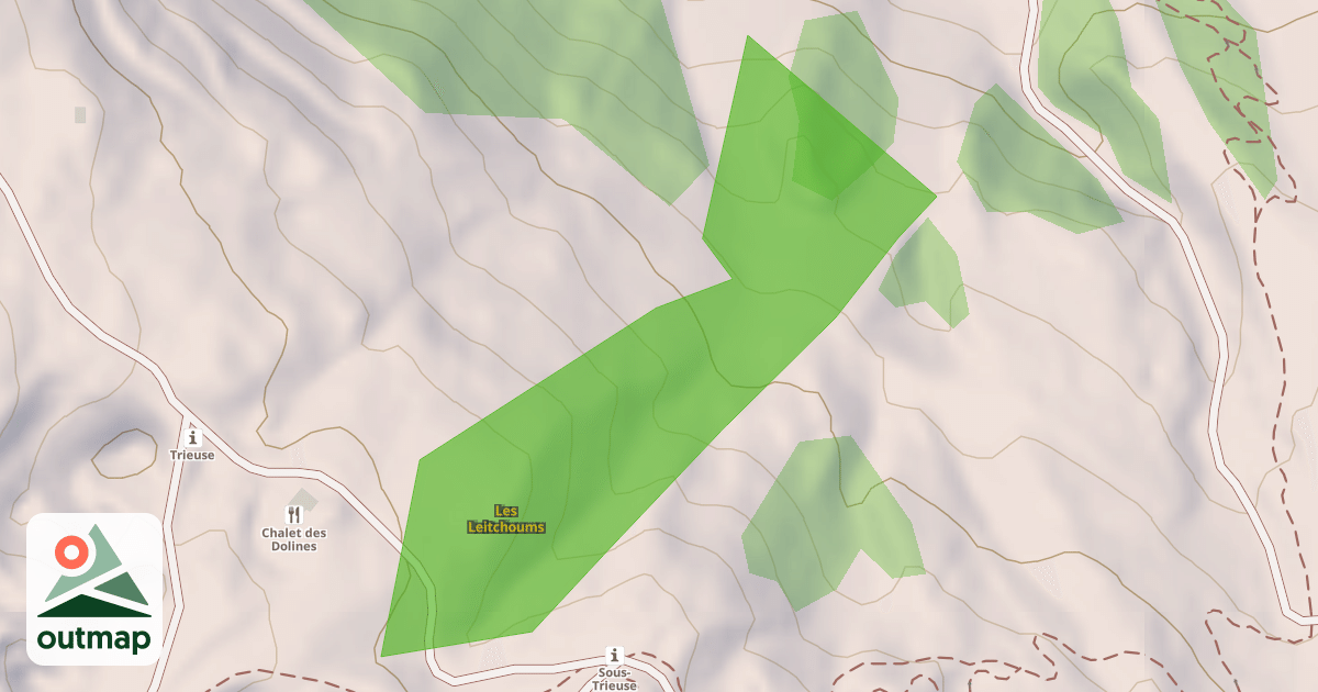 Map of Les Leitchoums