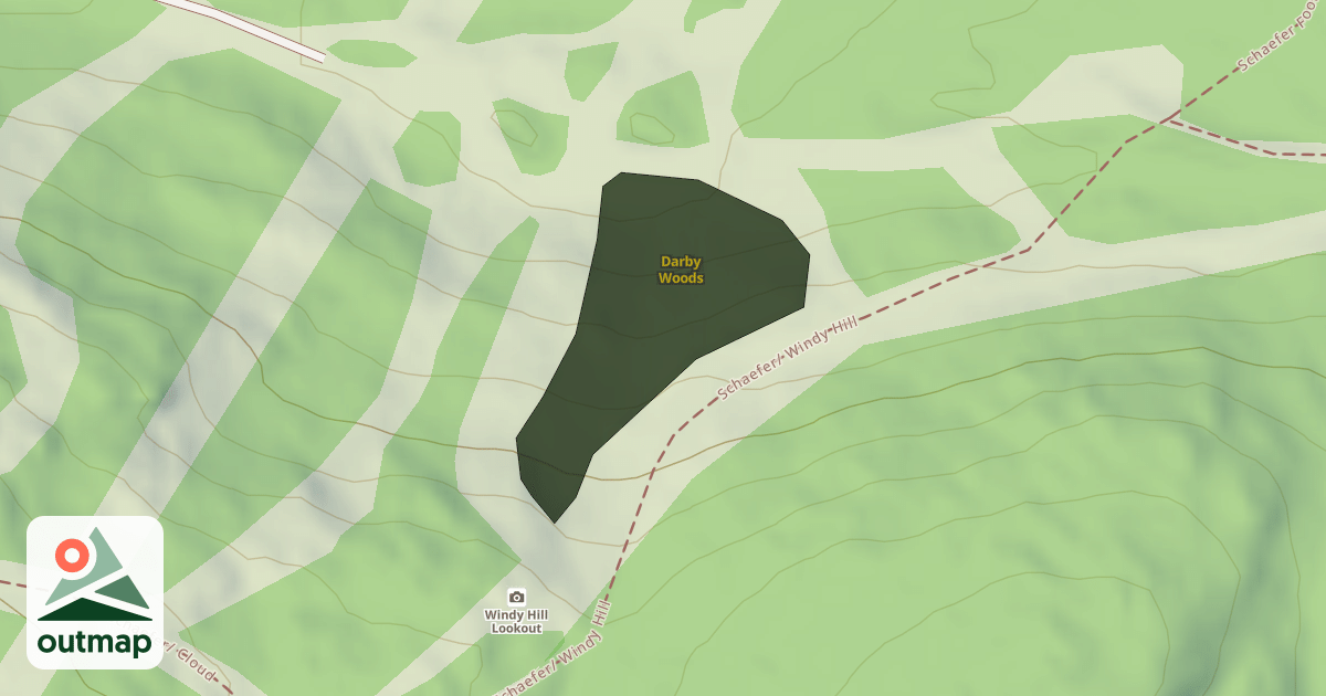 Map of Darby Woods