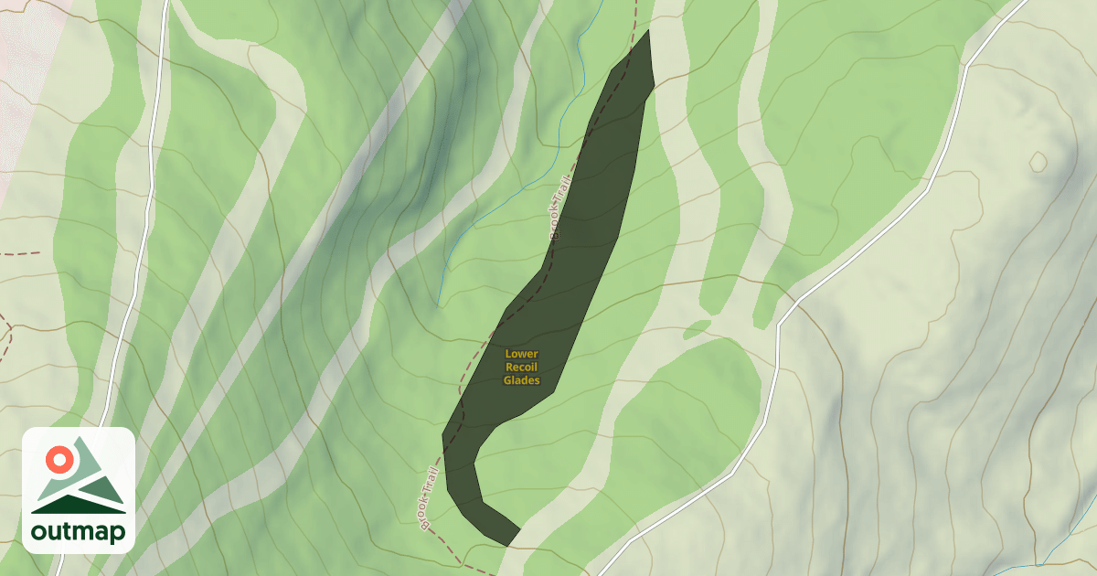 Map of Lower Recoil Glades