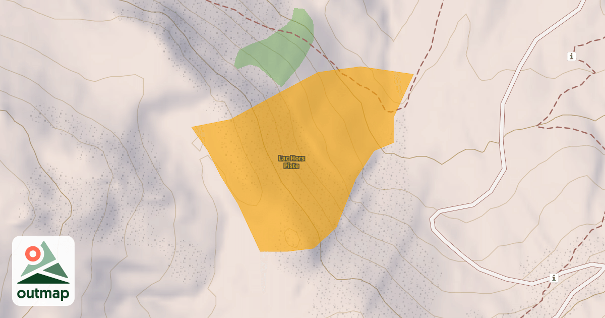 Map of Lac Hors Piste