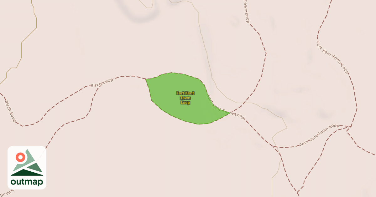 Map of Fort Kent Town Loop