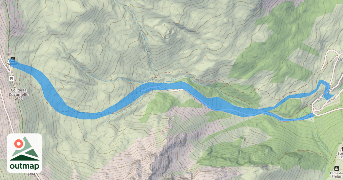 Map of Cucumelle